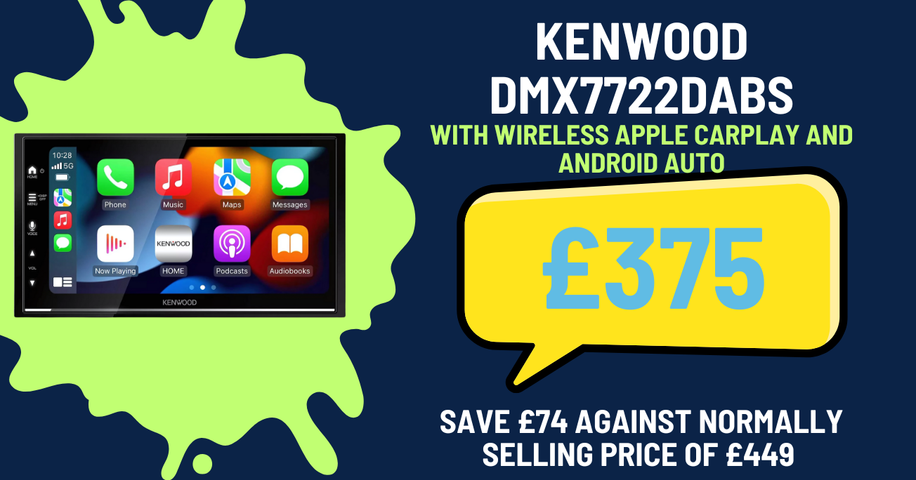 Kenwood DMX7722DABS £375
