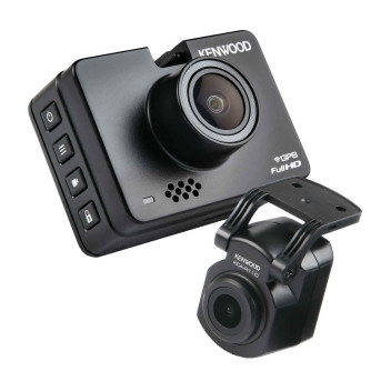 Kenwood Full HD DashCam with Rr Cam & Hardwire Kit