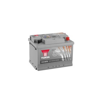 BATTERIE YUASA YBX5075 SILVER 12V 60Ah 640A