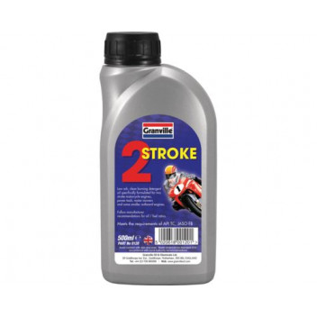 Granville Two Stroke 500ML - Low Ash Red API TC JASO FB