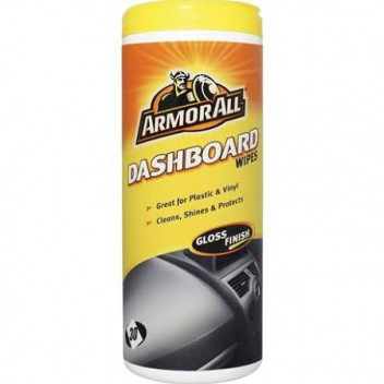Armor All 36030EN Dashboard Wipes Gloss Finish - Pack of 25