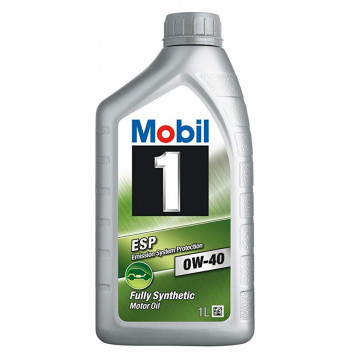 Mobil 1 0w40 ESP Dexos 2 Motor Oil 1ltr
