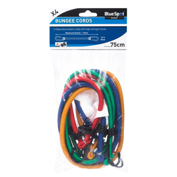 BlueSpot 4 Pce 75CM Bungee Cords