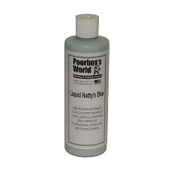 Poorboys LNB16 Nattys Carnauba Liquid Wax Blue 16oz