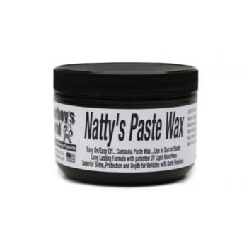 Poorboys NPBLK08 Nattys Black Carnauba Paste Wax 8oz