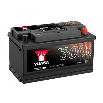 Yuasa YBX3110 12V 80Ah 760A SMF Battery