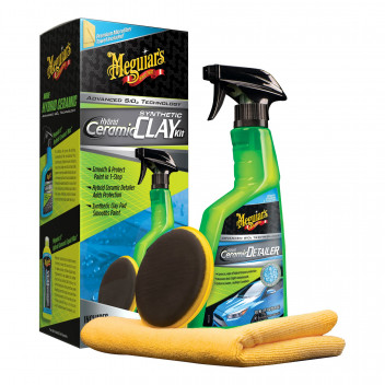 Meguiars Hybrid Ceramic Synthetic Clay Kit
