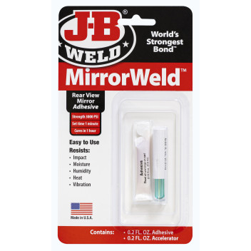 JB Weld MirrorWeld Interior Mirror Adhesive 6ml - 1 min set