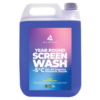 Alpha -5 All Year Round Screenwash 5 Litre