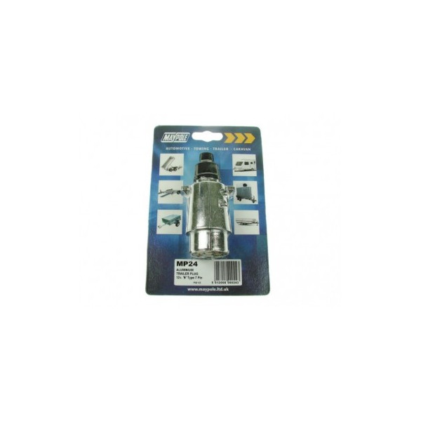 Maypole MP24 12v N Type 7 Pin Aluminium Plug image