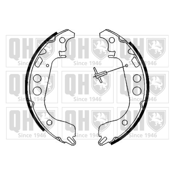 QH BS1058 Brake Shoes image