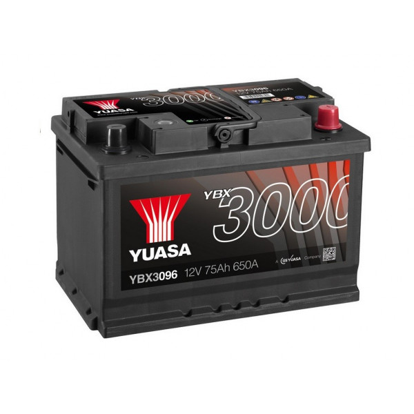 Yuasa YBX3096 12V 76Ah 680A SMF Battery image