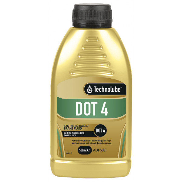 Technolube DOT 4 Brake and Clutch Fluid 500ml image