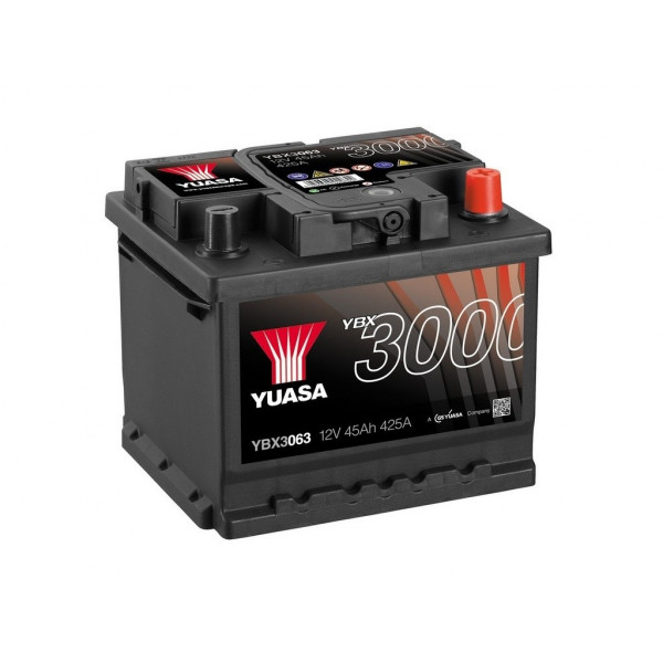 Yuasa YBX3063 12V 45Ah 440A SMF Battery image