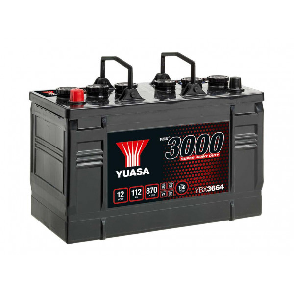 Yuasa YBX3664 12V 112Ah 870A Super Heavy Duty SMF Battery image