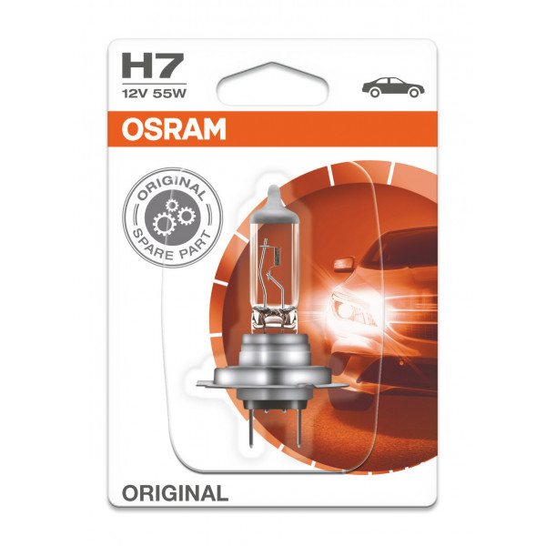 Osram H7 55w OE Halogen Headlamp Bulb x 1 boxed 477 image