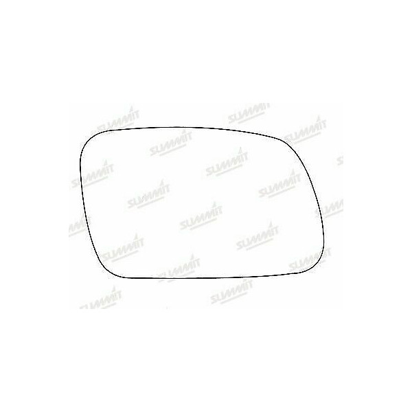 Stick-On Standard Mirror Glass Peugeot 307 RHS image