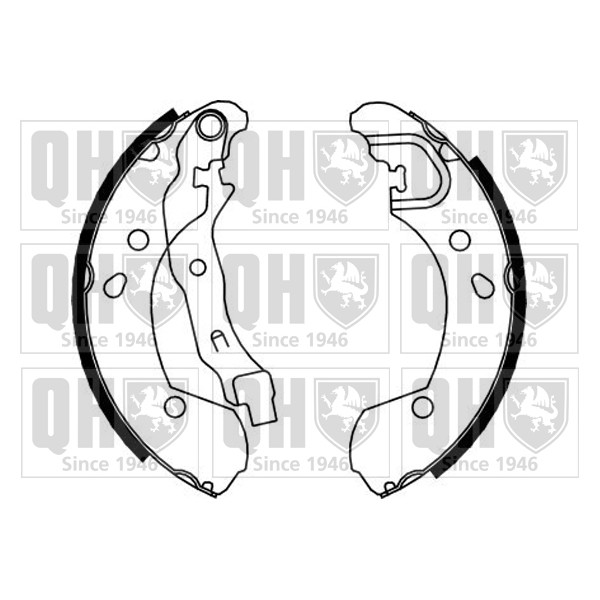 QH BS1153 Brake Shoes image