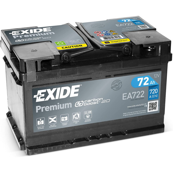 EXIDE Premium Battery 100 12V 72AH image