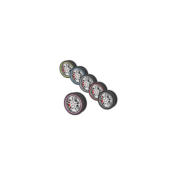 Rimblades Alloy Wheel Rim Protectors Black SS5134 New