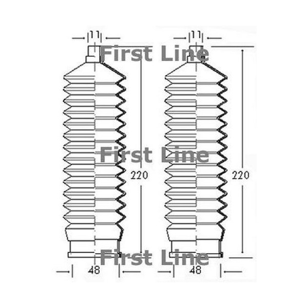 STEERING RACK GAITER KIT image