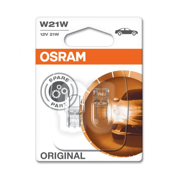 Osram W21W 582 21w 12v OE Clear Bulbs x 2 image
