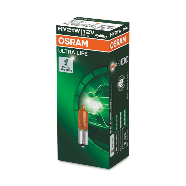 Osram Ultralife R927 BAW9S 21W Amber Bulb SINGLE BULB LOOSE image