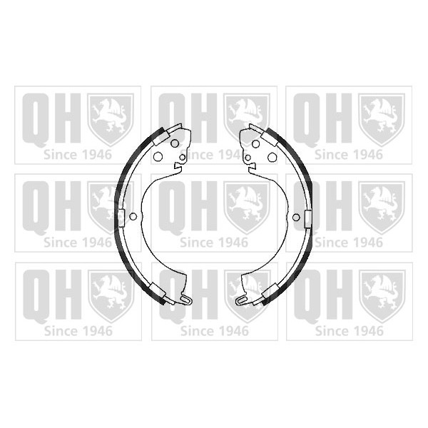QH BS1048 Brake Shoes image