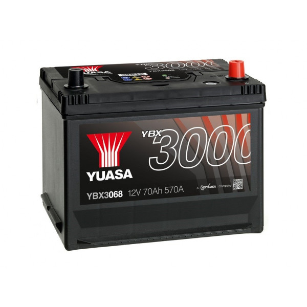 Yuasa YBX3068 12V 72Ah 630A SMF Battery image