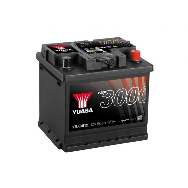 Yuasa YBX3012 12V 52Ah 450A SMF Battery image