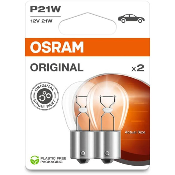 Osram 382 P21W12V 21w \'OE\' Bulb x 2 image