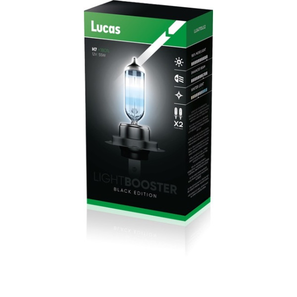 Lucas 12v 55W H7 \'E\' Xenon 180% Brighter Bulb x 2 image