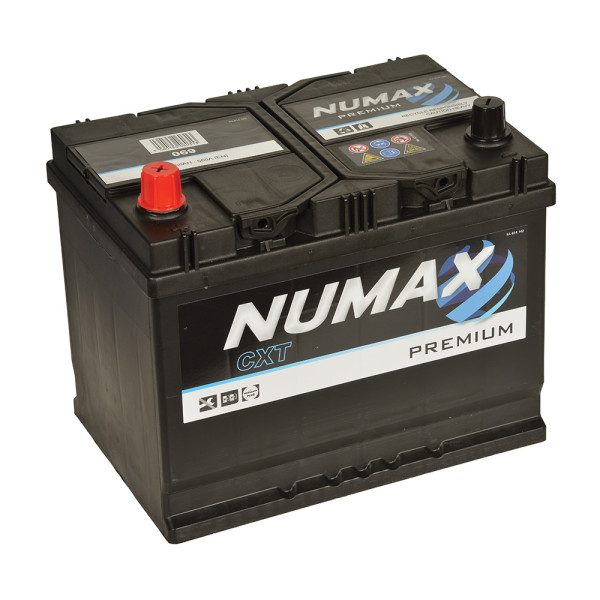 NUMAX PREMIUM CAR BATTERY 12V 68AH 069 image
