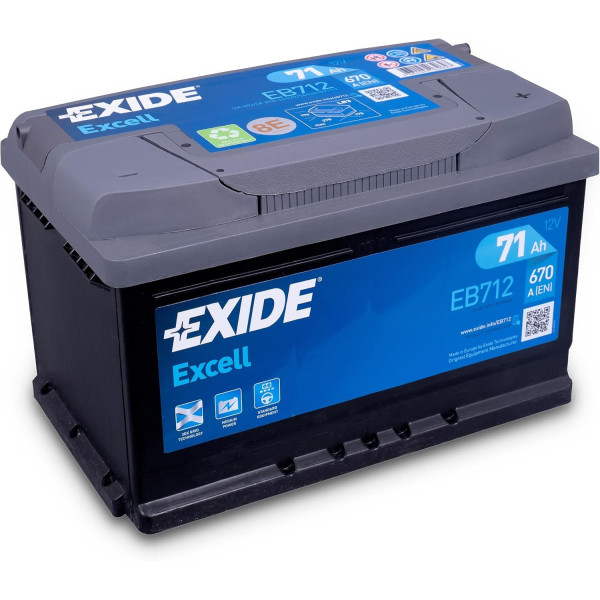EXIDE Excell Battery 100 12V 71AH image
