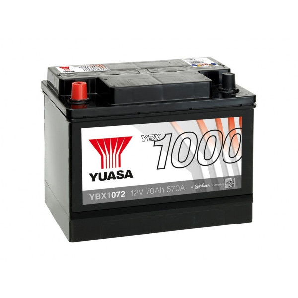 Yuasa YBX1072 12V 70Ah 570A Battery image