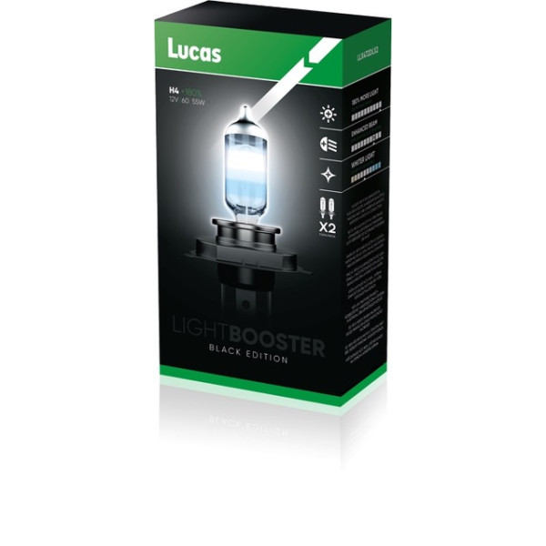 Lucas 12v 60/55W H4 P43t \'E\' Xenon 180% Bulb image