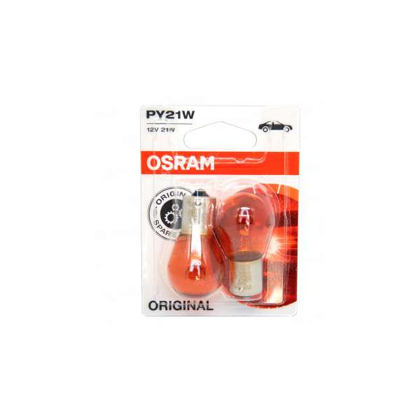 Osram BAU15S 581 12v 21w OE Bulbs x 2 image